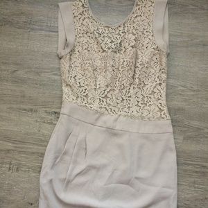 Beautiful BCBG dress with lace designs